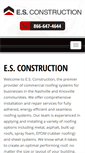 Mobile Screenshot of esconstruction.com